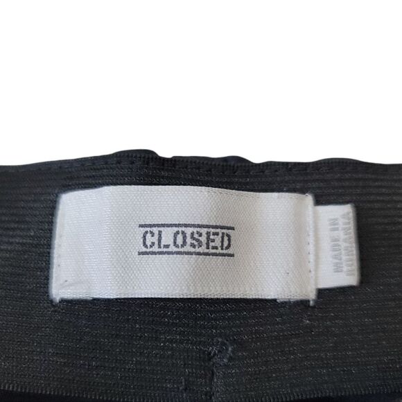 Closed Stretch Slim Leg Smoking Style Trouser Pants in Navy Blue Size 29 - Picture 7 of 12